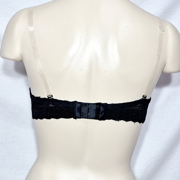 32B Xhilaration Lace Lightly Lined Convertible Strapless Underwire Bra Black NWT - Picture 6 of 6